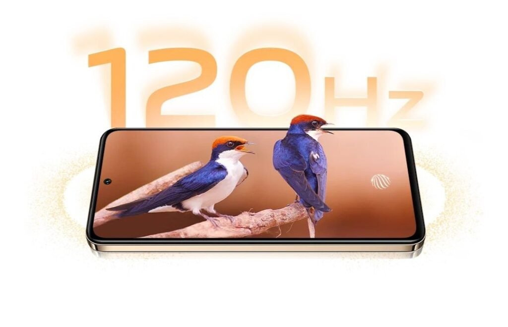 The image shows the 120 hz refresh rate  display of Honor X9b