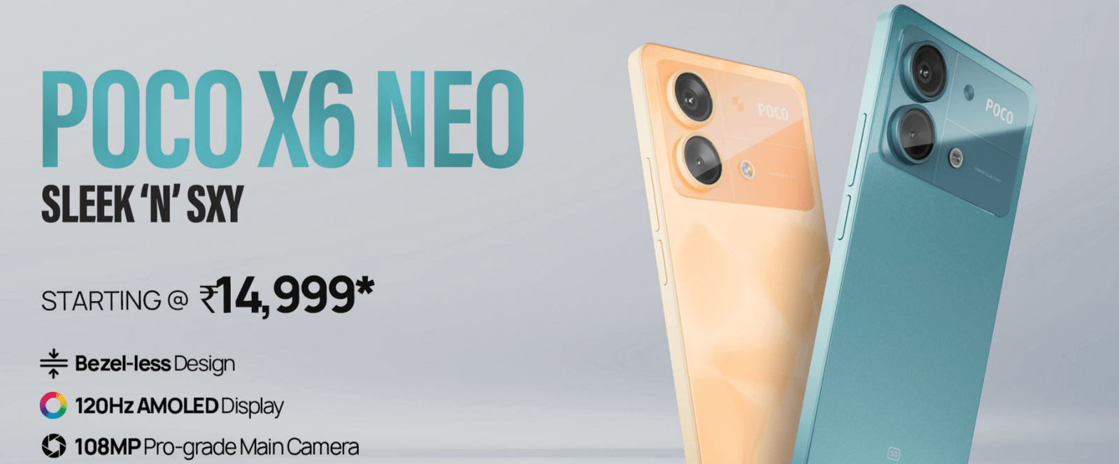 The image shows the Poco X6 Neo