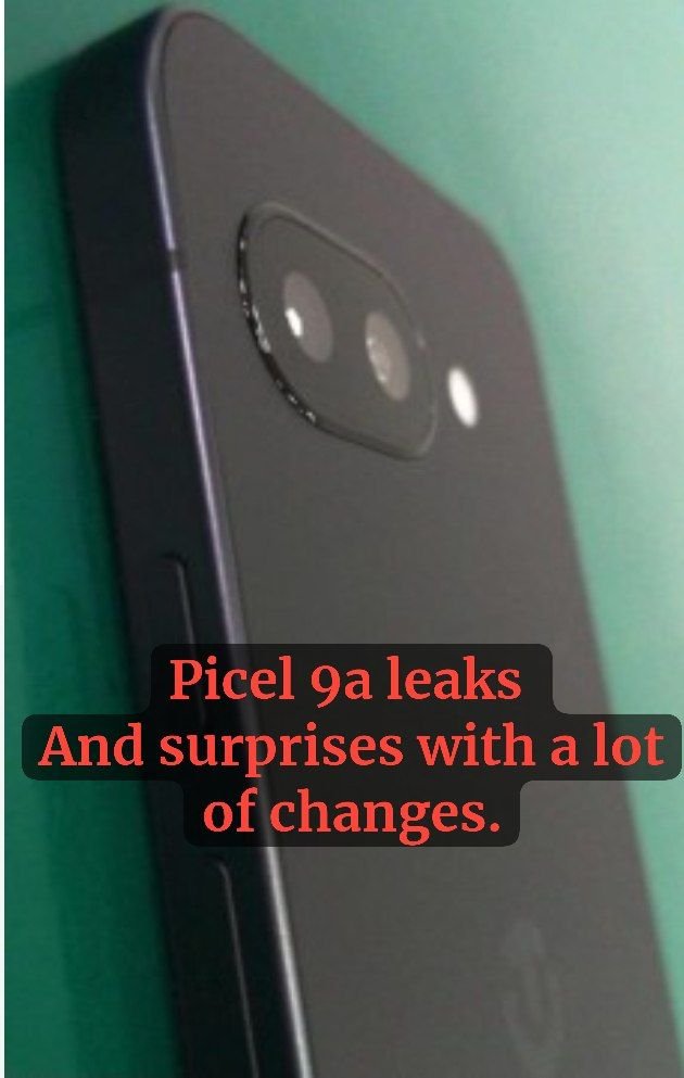 The image of pixel 9 a with new camera setup