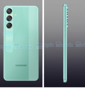 The image is a leaked Samsung Galaxy M55s