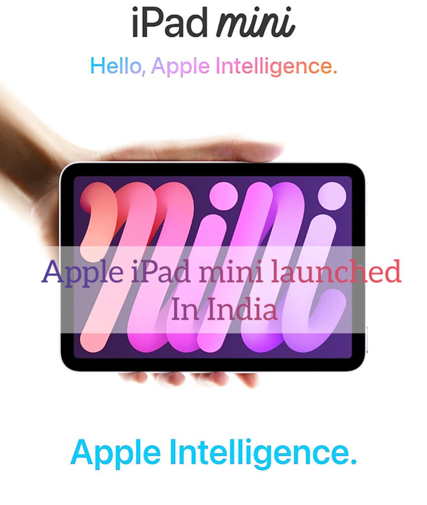 The image shows the Apple iPad mini