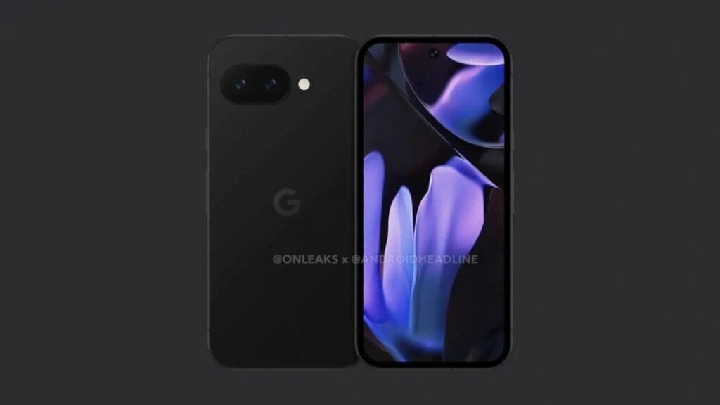 Google pixel 9 a CAD based Render